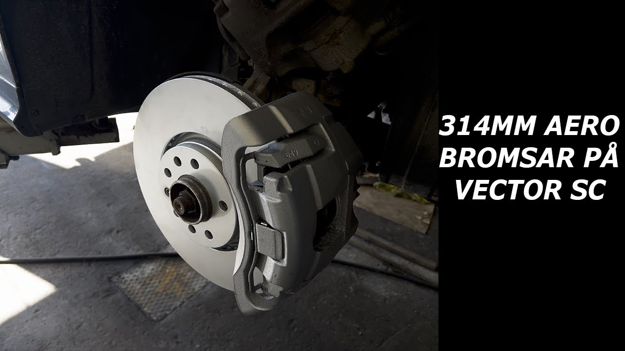 314MM AERO BROMSAR PÅ EN VECTOR
