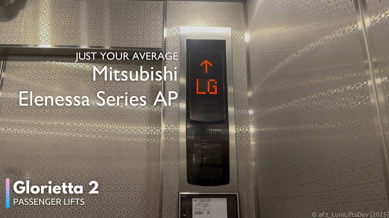 Mitsubishi Traction Elevator with Voiceovers - Makati Glorietta 2