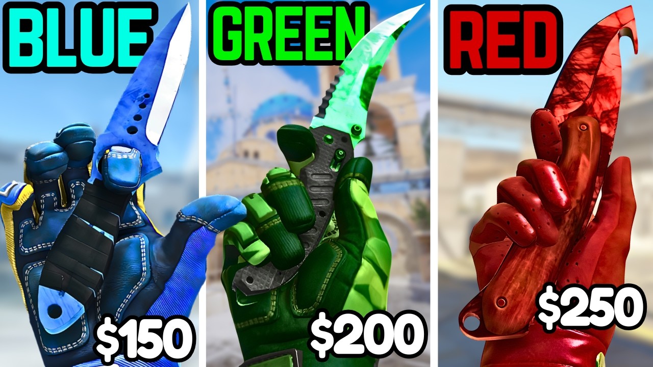 The BEST CS2 Knives To Buy Under $250 (EVERY COLOR)
