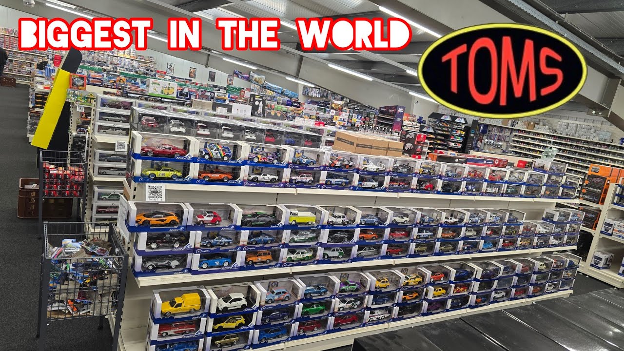 It is huge! Biggest Diecast Car store in the world! 1/18 scale section! Searching for Diecast Cars!