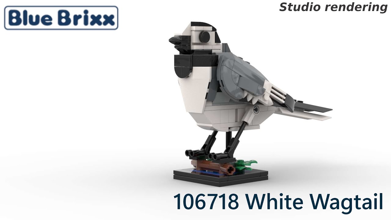 BlueBrixx Special 106718 White Wagtail