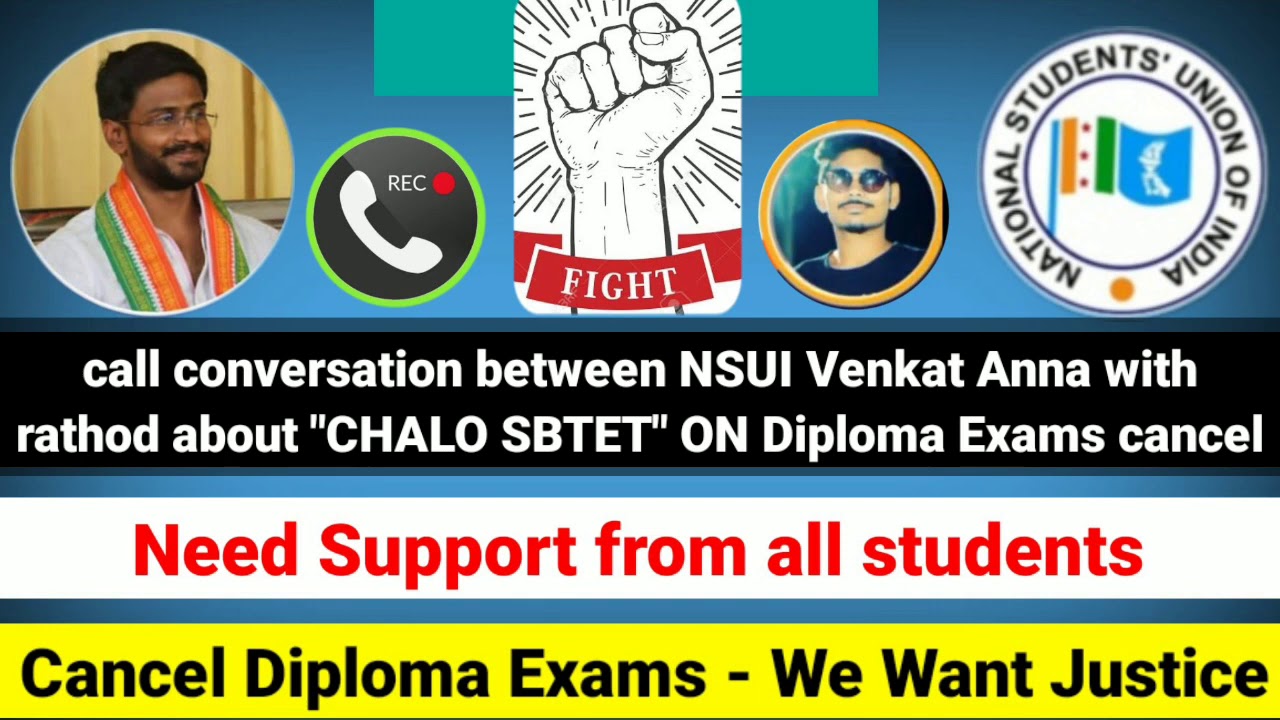 NSUI Venkat Anna With Rathod on 