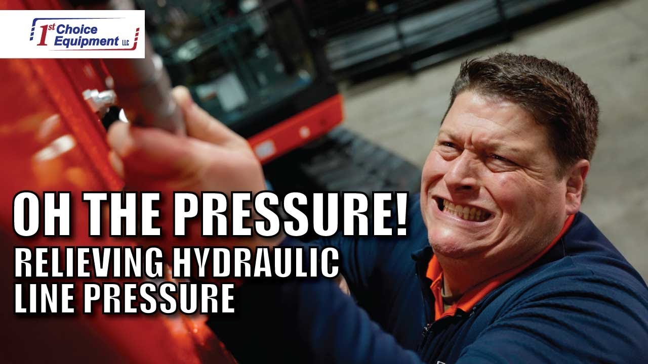 How To Relieve Hydraulic Pressure
