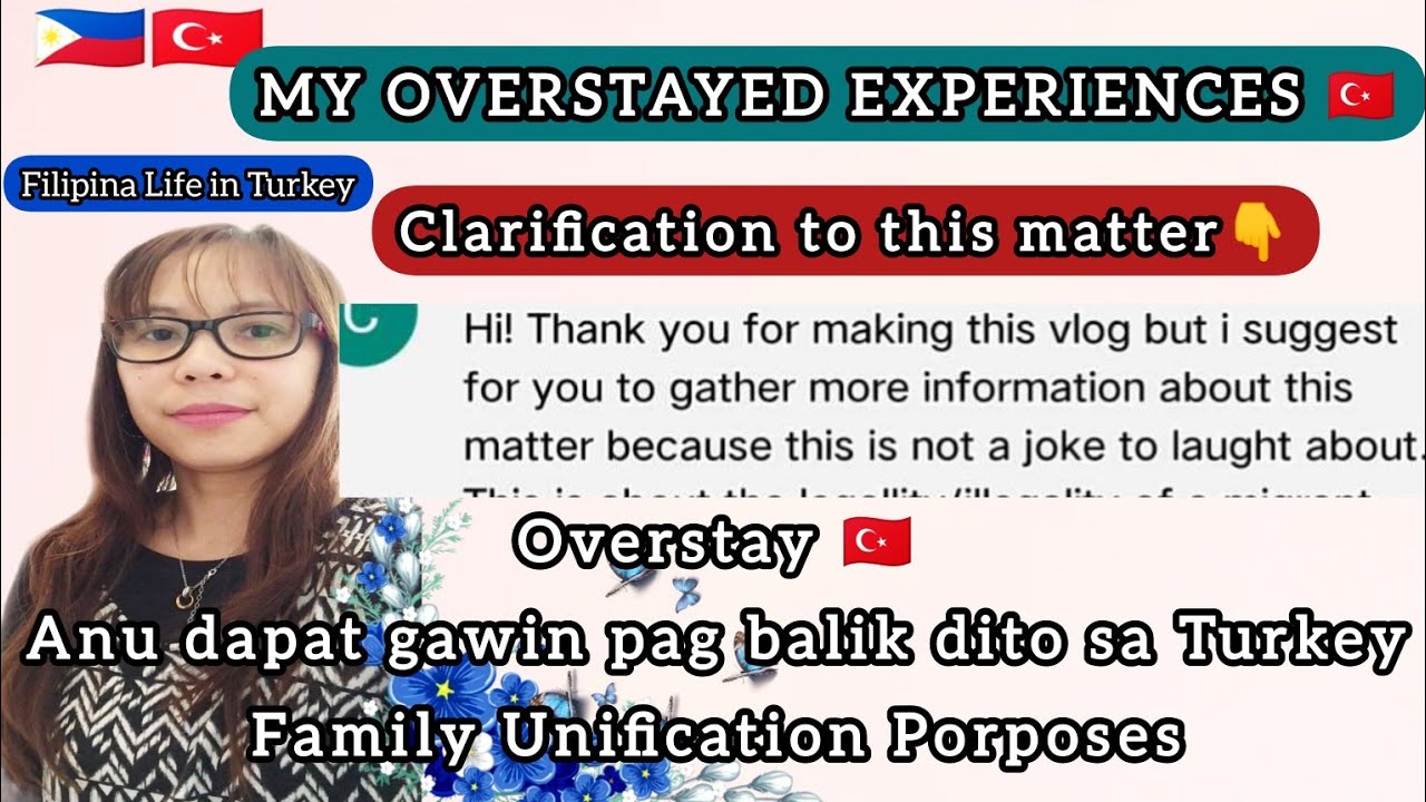 FILIPINA LIFE IN TURKEY:MY EXPERIENCE OVERSTAYING + MGA ILLEGAL PINAGTATAWANAN KO? 😁 @FilTurkVlog