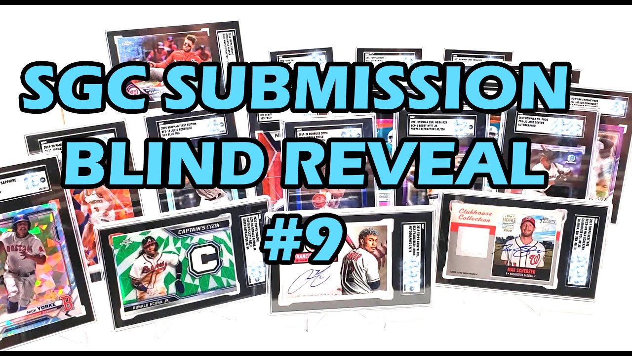 SGC Blind Reveal #9 - 20 Cards Submission 19 Days Door to Door! - #sgc #sgcreveal  #sgcgrading