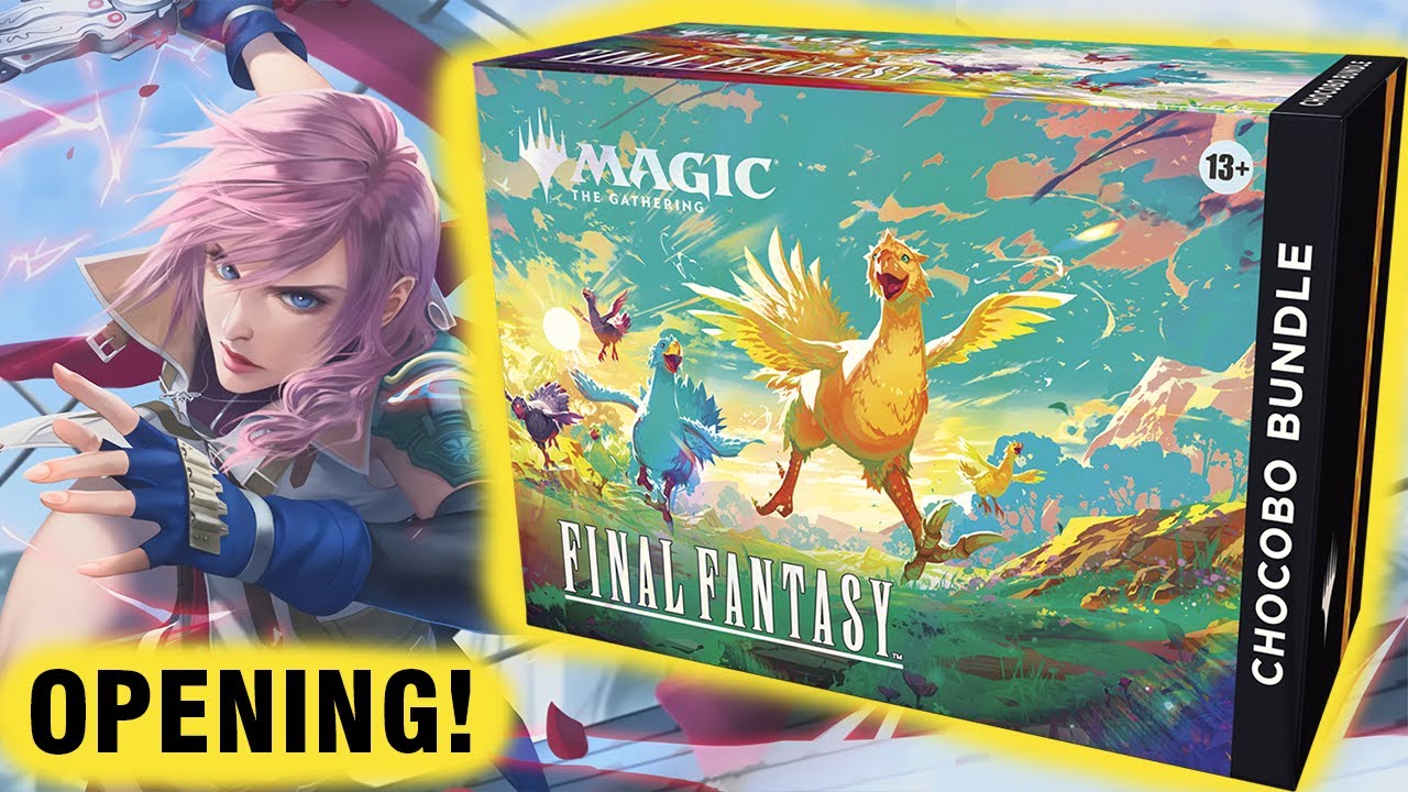 Открытие набора Final Fantasy Chocobo | MTG