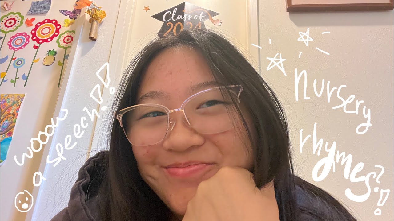 To any seniors out there…(or anyone who’s curious abt a speech on nursery rhymes 😮) + my “first” vid
