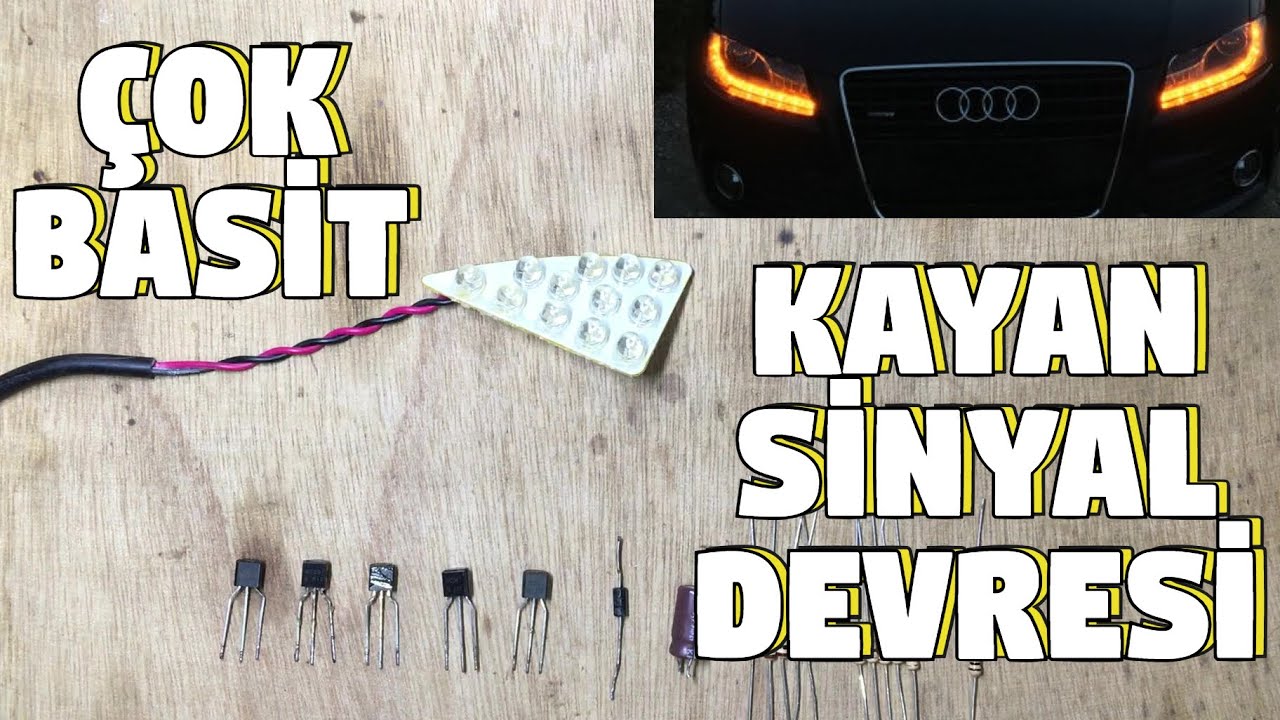 BC547 Audi Kayan Led Sinyal Devresi #bc547