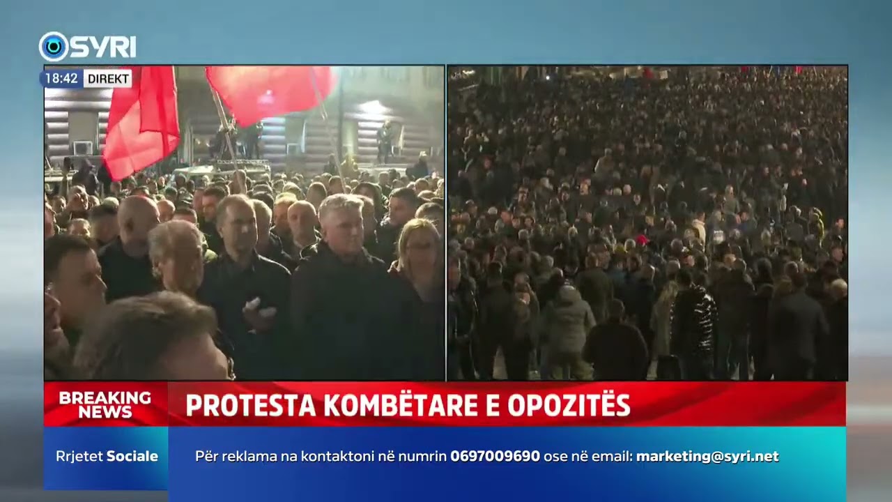Protesta e opozitës, protestuesit brohorasin njëzëri: Rama ik
