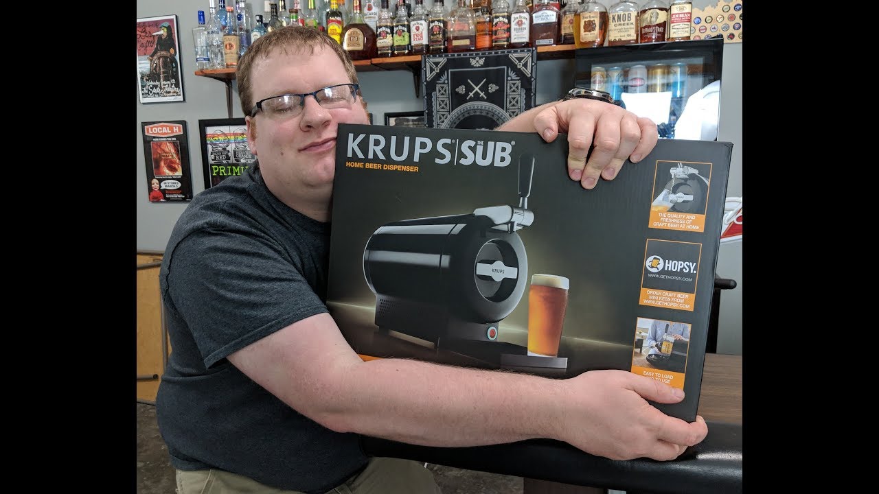 The Krups SUB home draft beer System Review!