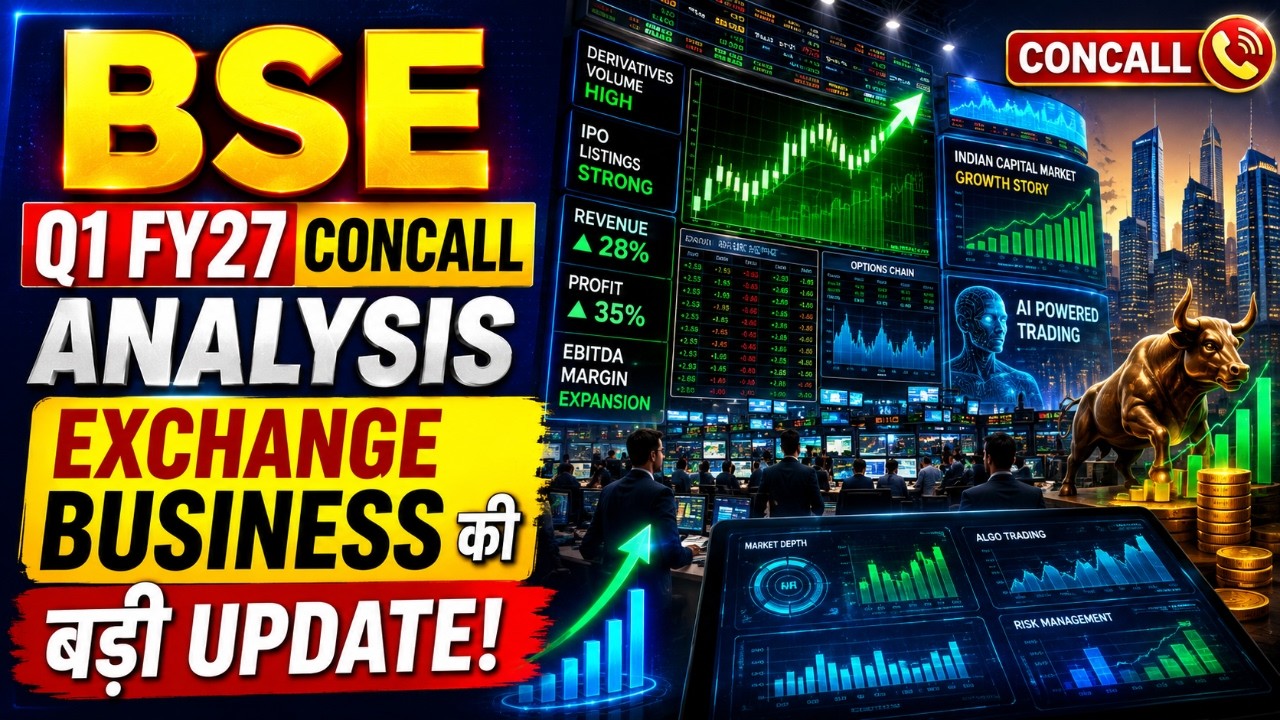 BSE Ltd Q1 FY27 Concall Analysis | Revenue, EBITDA, Profit, Exchange Business | Stock Analysis