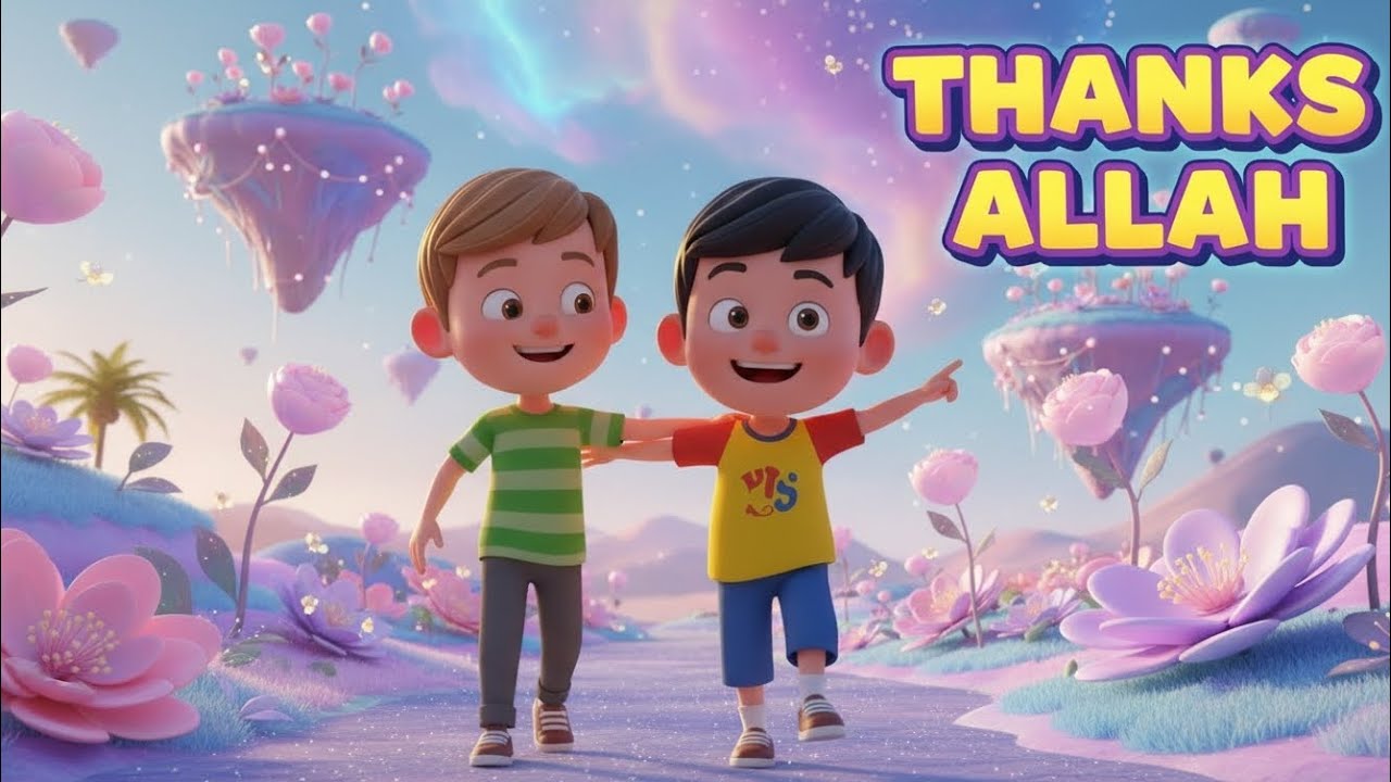 THANKS ALLAH | Muslim kids Nursery Rhymes | Umair kids Network 