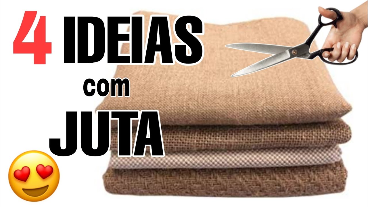 4 IDEIAS PARA TRANSFORMAR JUTA EM IDEIAS ÚTEIS/Ideias com Juta|😍