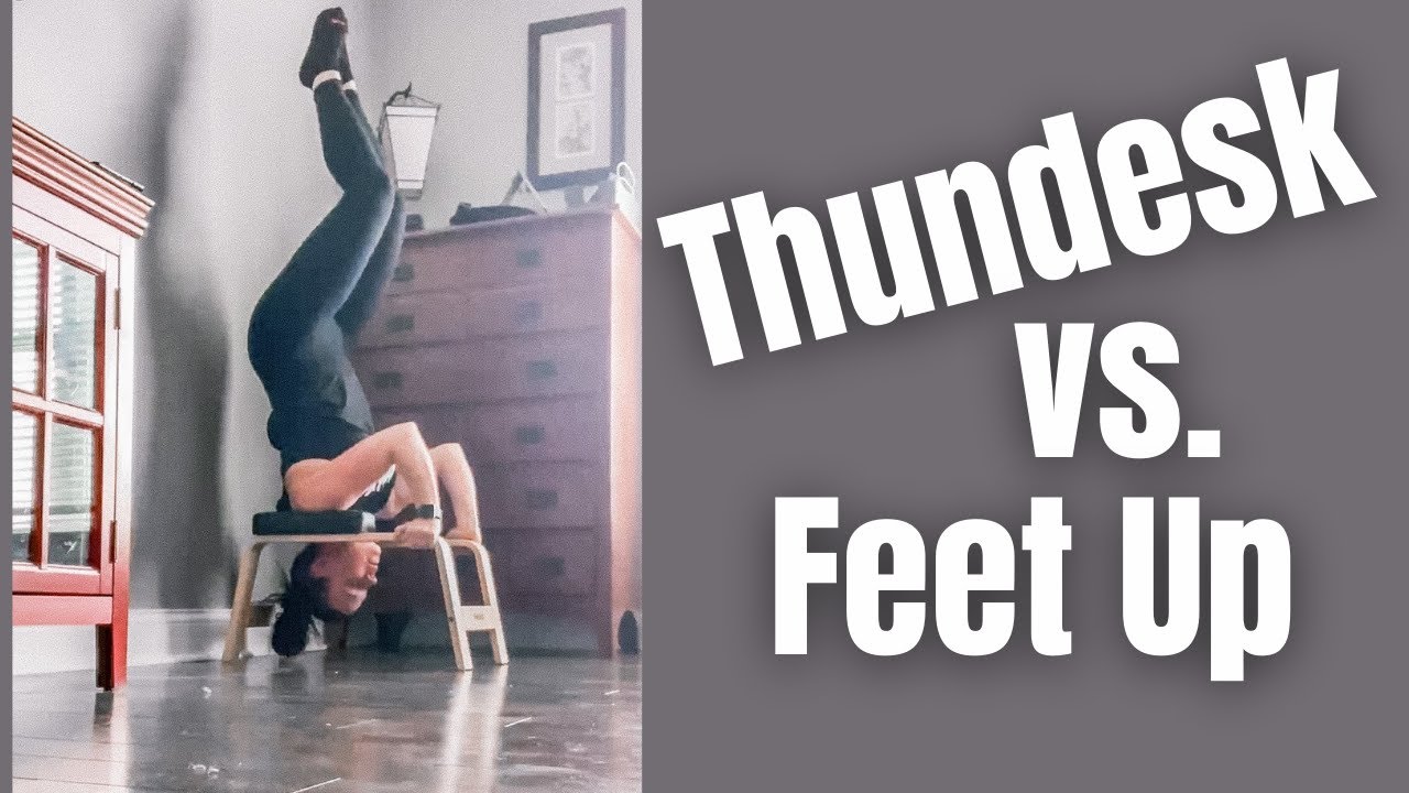 Стойки на голове: легко! Тренажер FeetUp Trainer против Thundesk