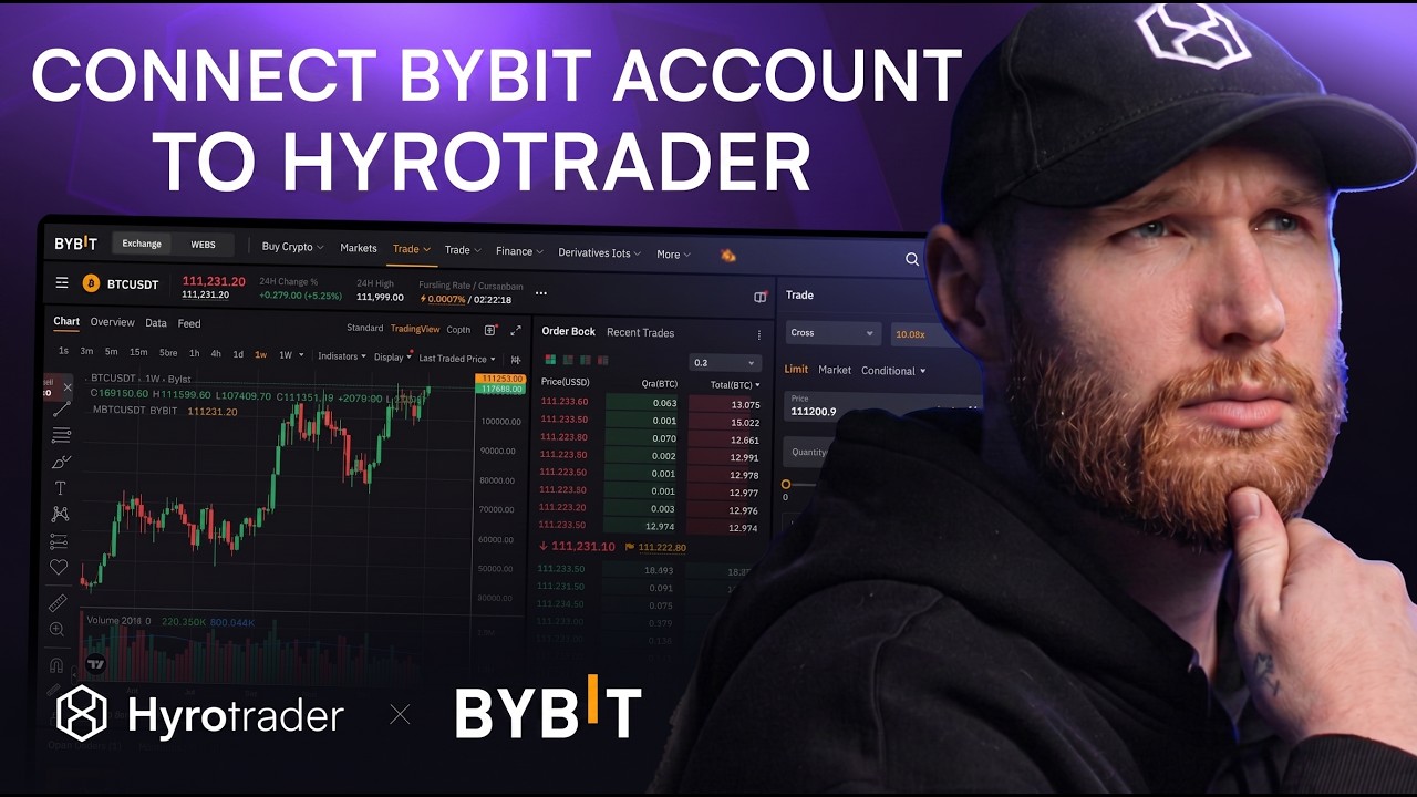 How to CONNECT your ByBit DEMO account to HyroTrader using an API