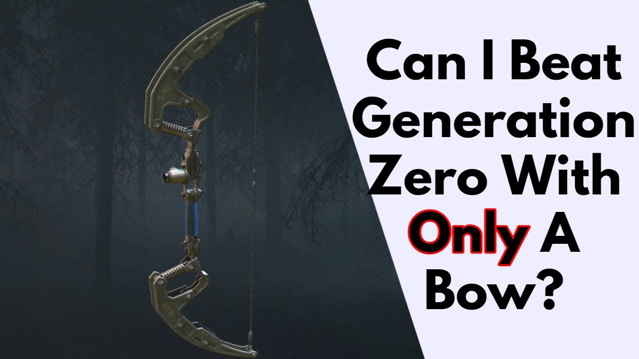 Can I Beat Generation Zero With Just The Starter Bow?