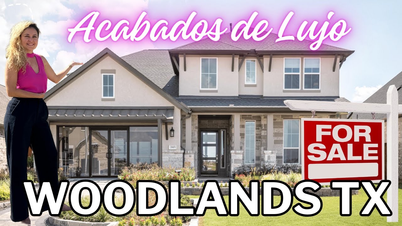 Las Casas Nuevas MÁS HERMOSAS y con ACABADOS DE LUJO en THE WOODLANDS #texas