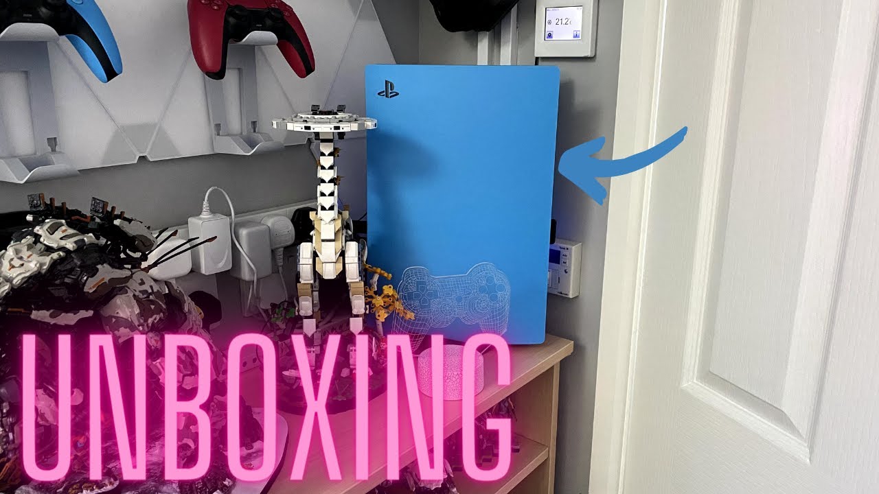 PLAYSTATION 5 Console Covers STARLIGHT BLUE Unboxing