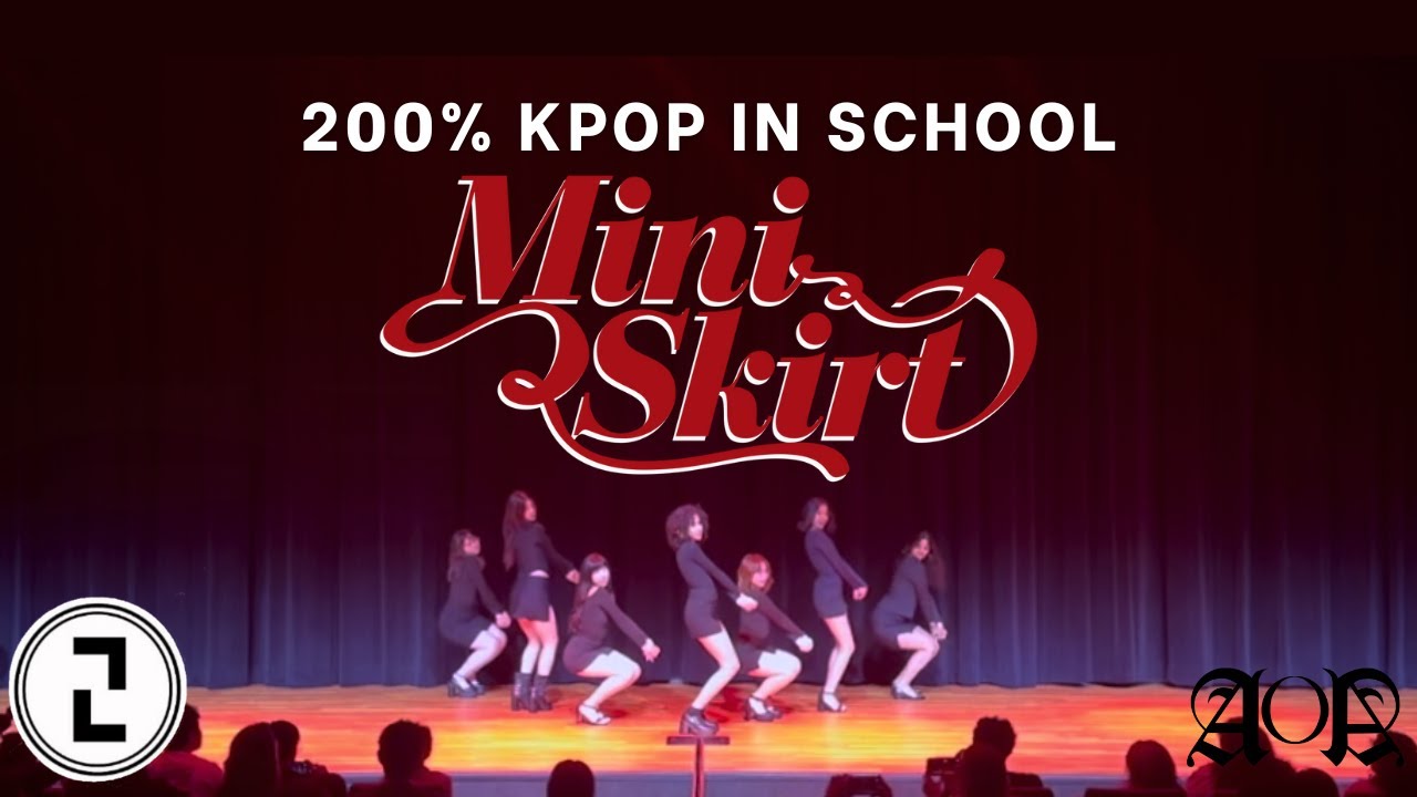 KPOP IN SCHOOL | MINISKIRT - AOA (에이오에이) | 200% LIVE ON STAGE ‘25 Showcase Dance Cover
