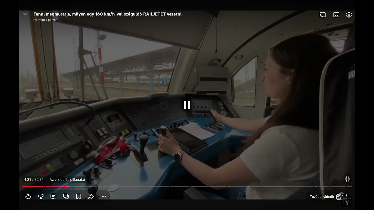 Railjet indulás vezető állás ba 