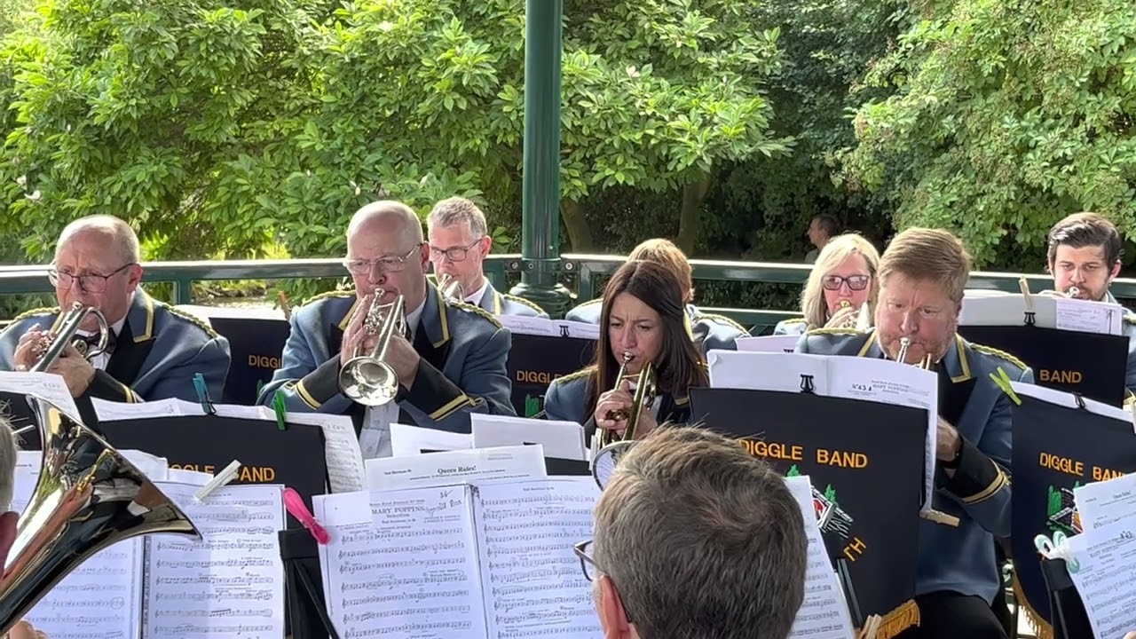 13 - Diggle Band (Saddleworth) - Wetherby Bandstand - 31st July 2022 - Mary Poppins Selection