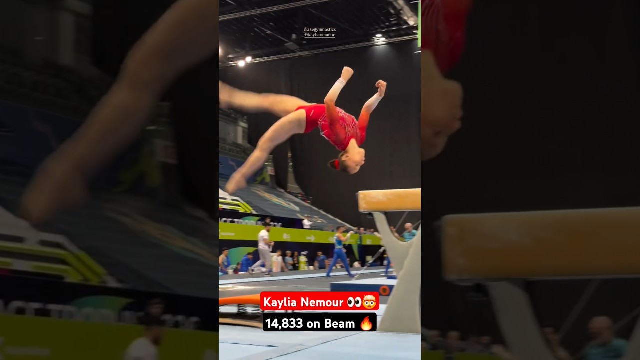 Kaylia Nemour scores HUGE 14,833 with 6.6 Difficulty on Beam