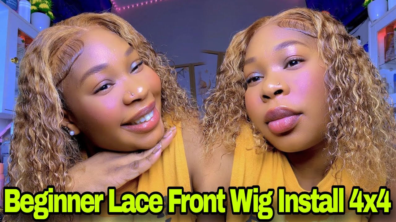 Beginner Friendly!! Lace Front Wig Install 4x4 #wiginstall 