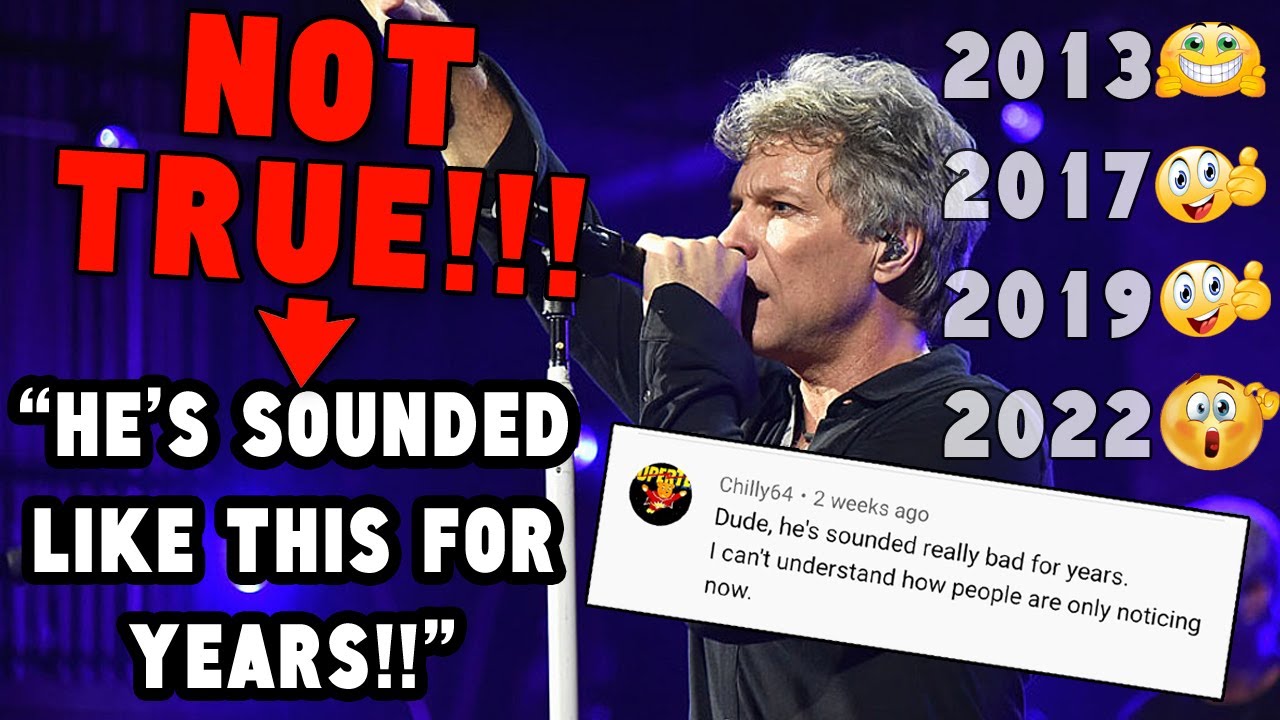 NO, Jon Bon Jovi Has NEVER Sounded This Bad...