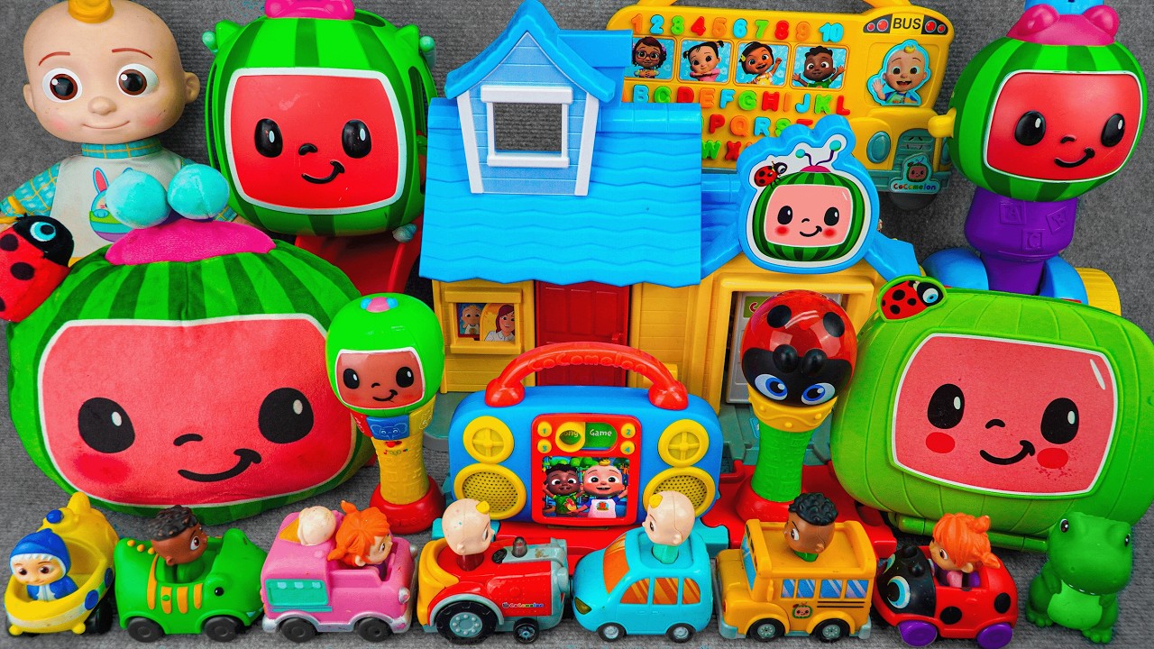 96 Minutes COCOMELON Collection Unboxing - Satisfying Unboxing Cocomelon Mini Car Playset (ASMR)