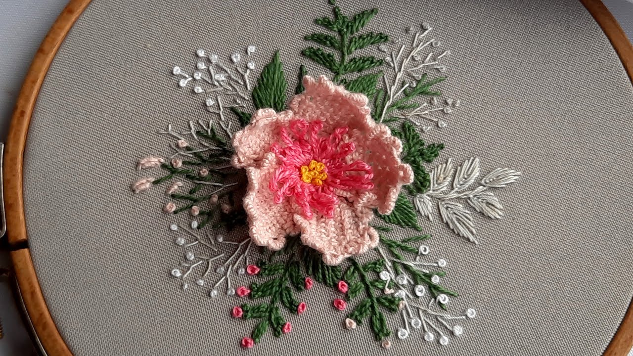 STUMPWORK & NEEDLE WEAVING  & FLOWER STITCHES