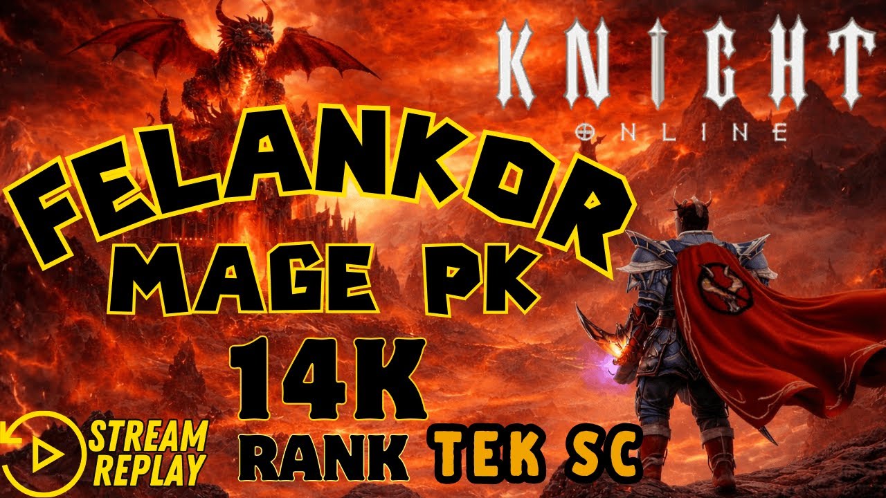 Destan | Inna 17:00 Felankor Mage PK | +265 MP | TEK SC 14K Rank Stream Replay (3 Nov 2025)