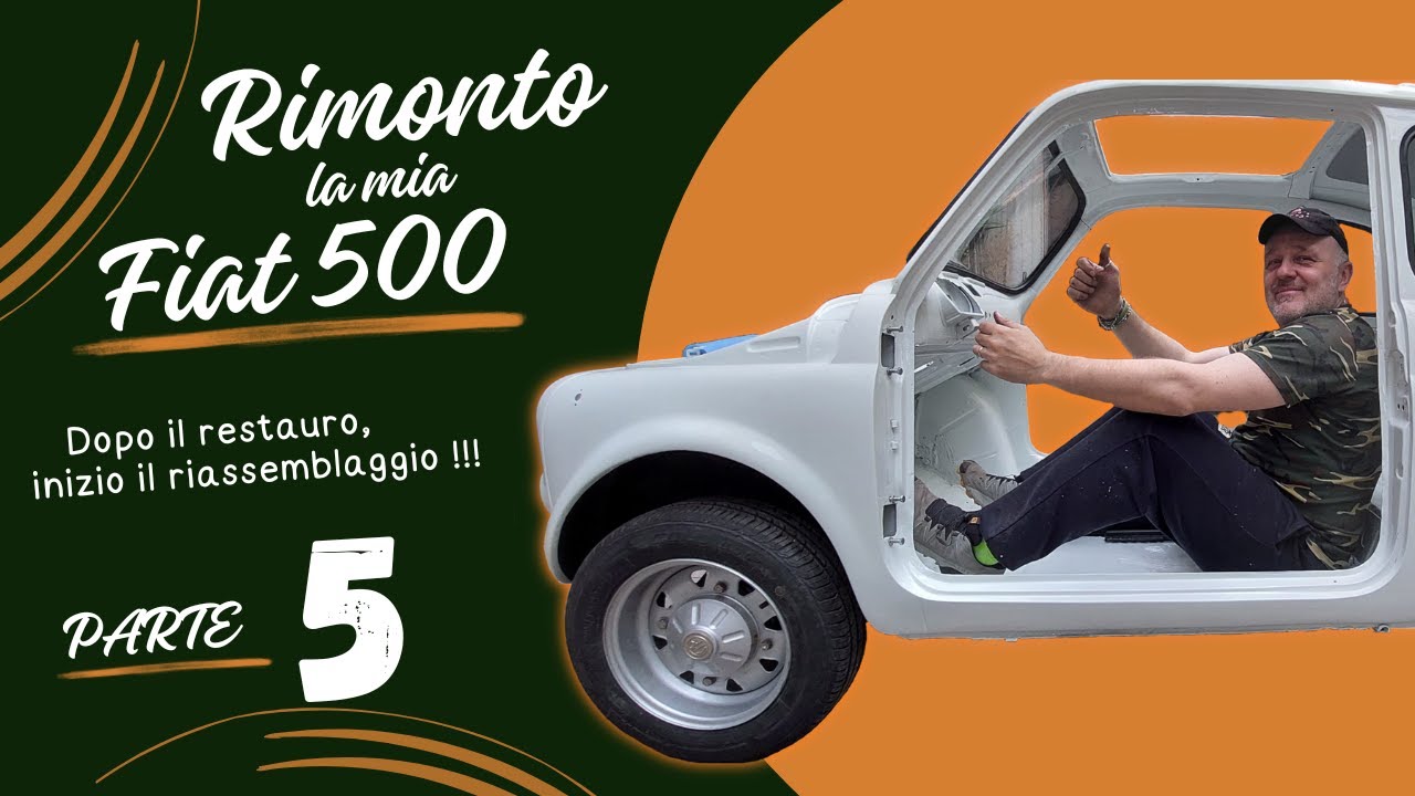 🎥 Rimonto la mia Fiat 500 – Parte 5(Serbatoio, traversa motore) #fiat500 #nemosgarage #restauroauto
