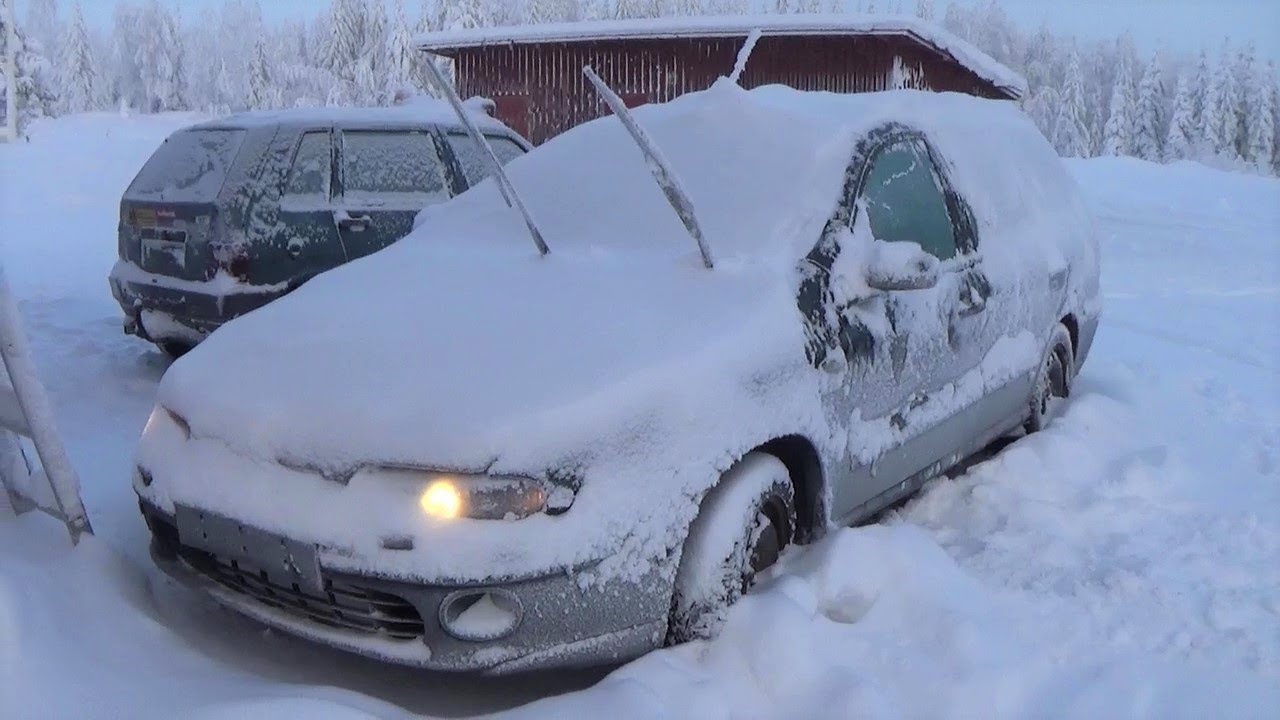 Fiat marea 2.0 20V cold start/kylmäkäynnistys (-14°C)