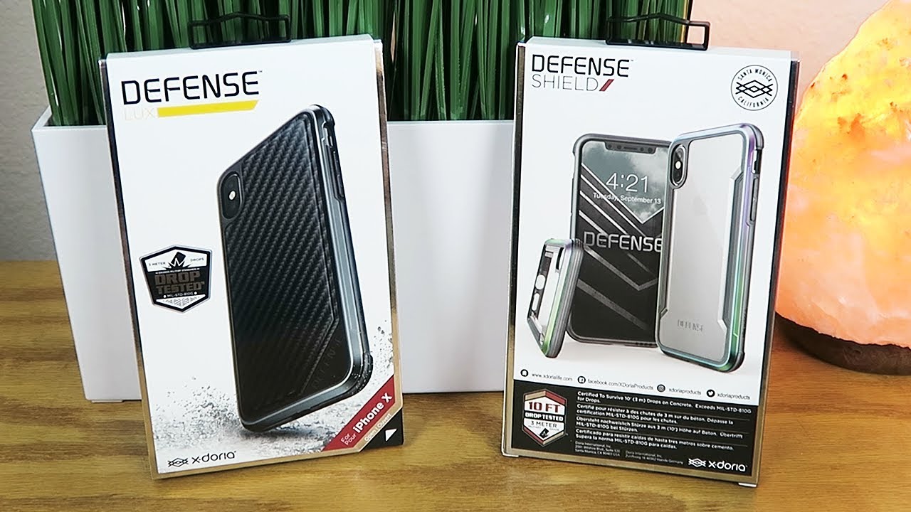 X-Doria Defense Lux & Defense Shield cases for iPhone X - Review!