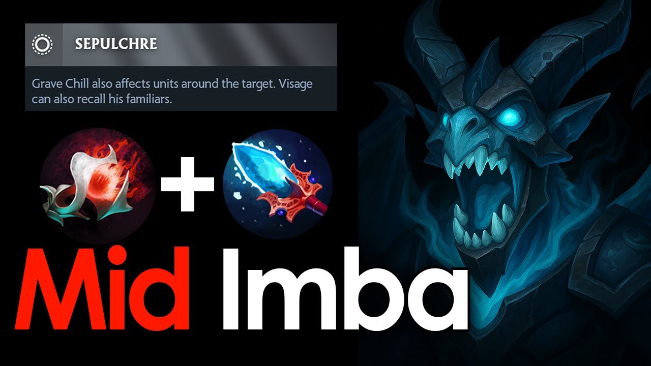 Visage Mid With Orchid Malevolence And Aghanim's Scepter | Patch 7.39d