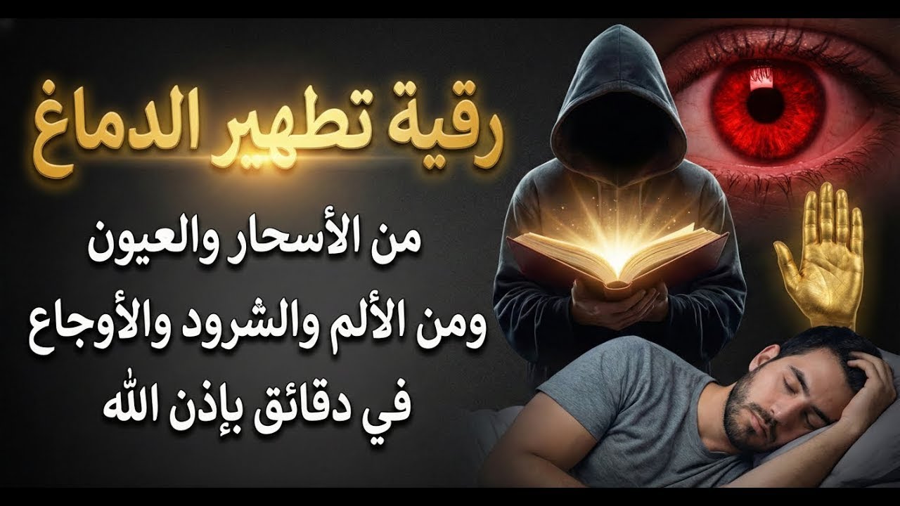 ✨رقية الشفاء✨ استمع اثناء النوم سيخرج منك كل مس وسحر وعيون قديمة من عظامك وأعصابك و بطنك ودمك