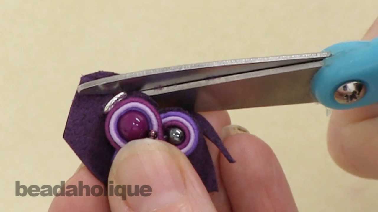 How to do Soutache Bead Embroidery: Part 5 How to Add a Backing