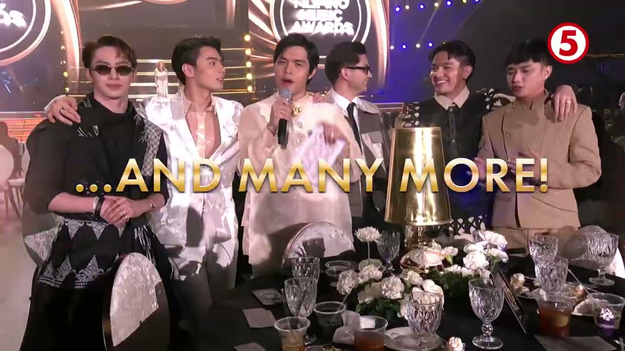 Watch the Filipino Music Awards dito sa TV5!