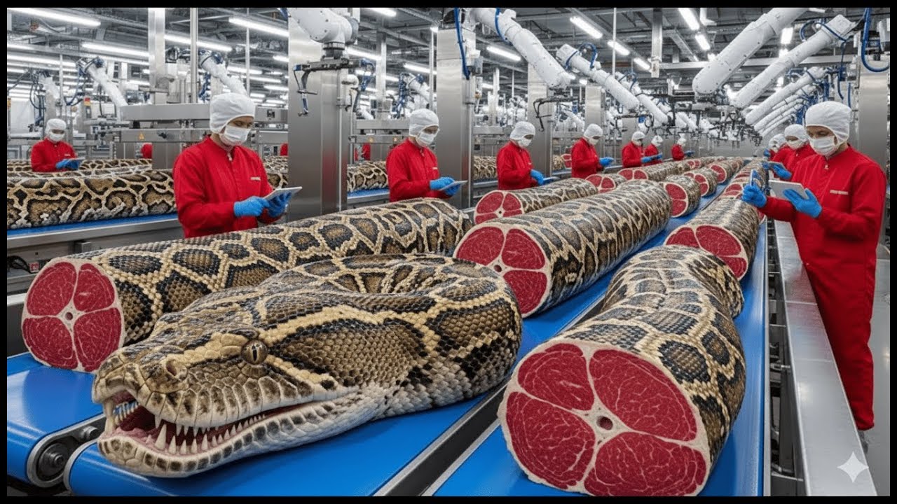 AI Factory Exposed | Inside the Python Skin Leather & Meat Factory