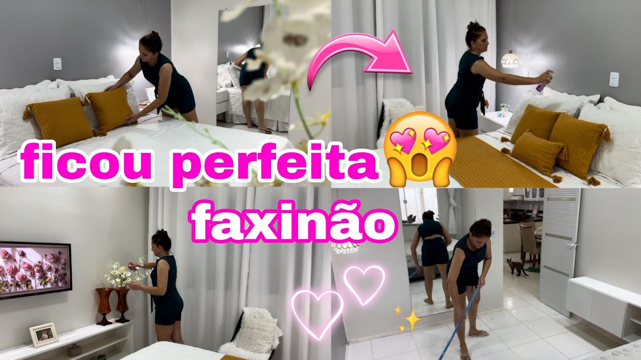 A MAIS LINDA QUE JÁ FIZ🤩QUARTO DOS SONHOS🤌🤗SEM PALAVRAS💓 FICOU PERFEITA😍MEGA FAXINÃO🪣NO QUARTO✨ 