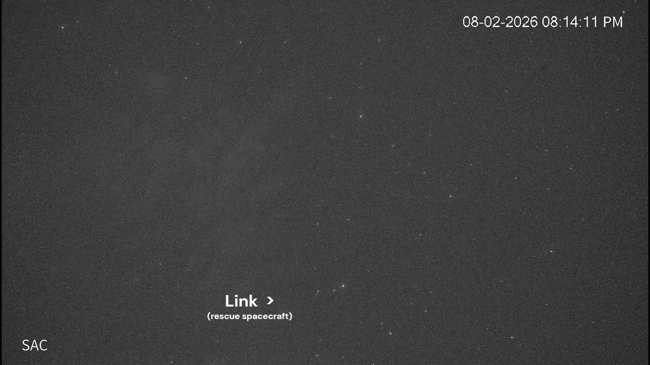 Nasa's Swift satellite chased by Link rescue spacecraft (8/2/2026) SAC