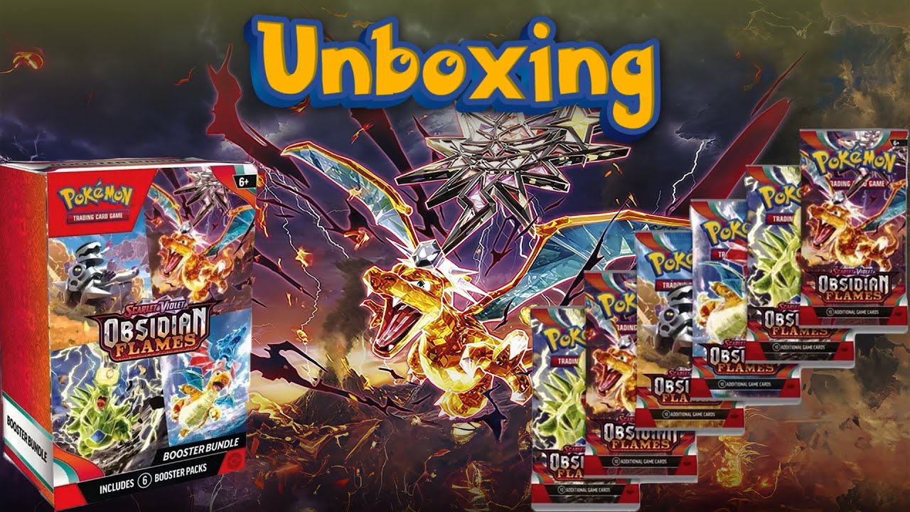 Aquien no le gusta abrir cartón (TCG Pokemon: Unboxing de Booster Bundle Obsidian Flames )