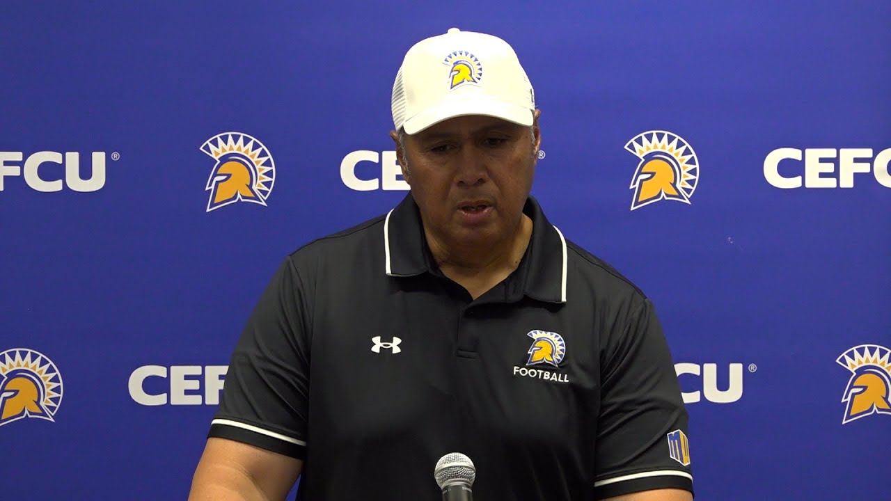 San José State Football Tuesday Press Conference (Wyoming)