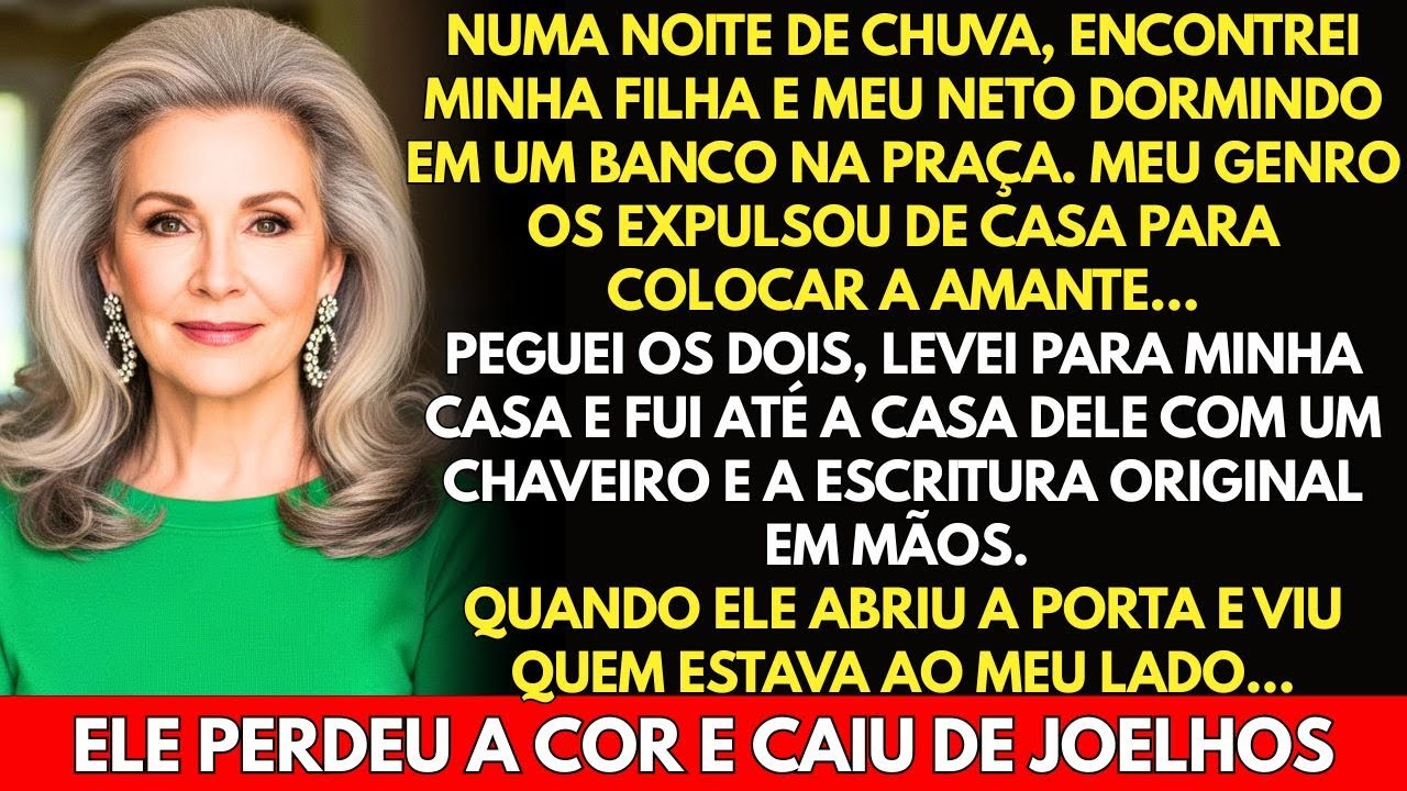 Encontrei minha filha e meu neto dormindo na rua...  O que fiz quando soube gelou meu genro compl...