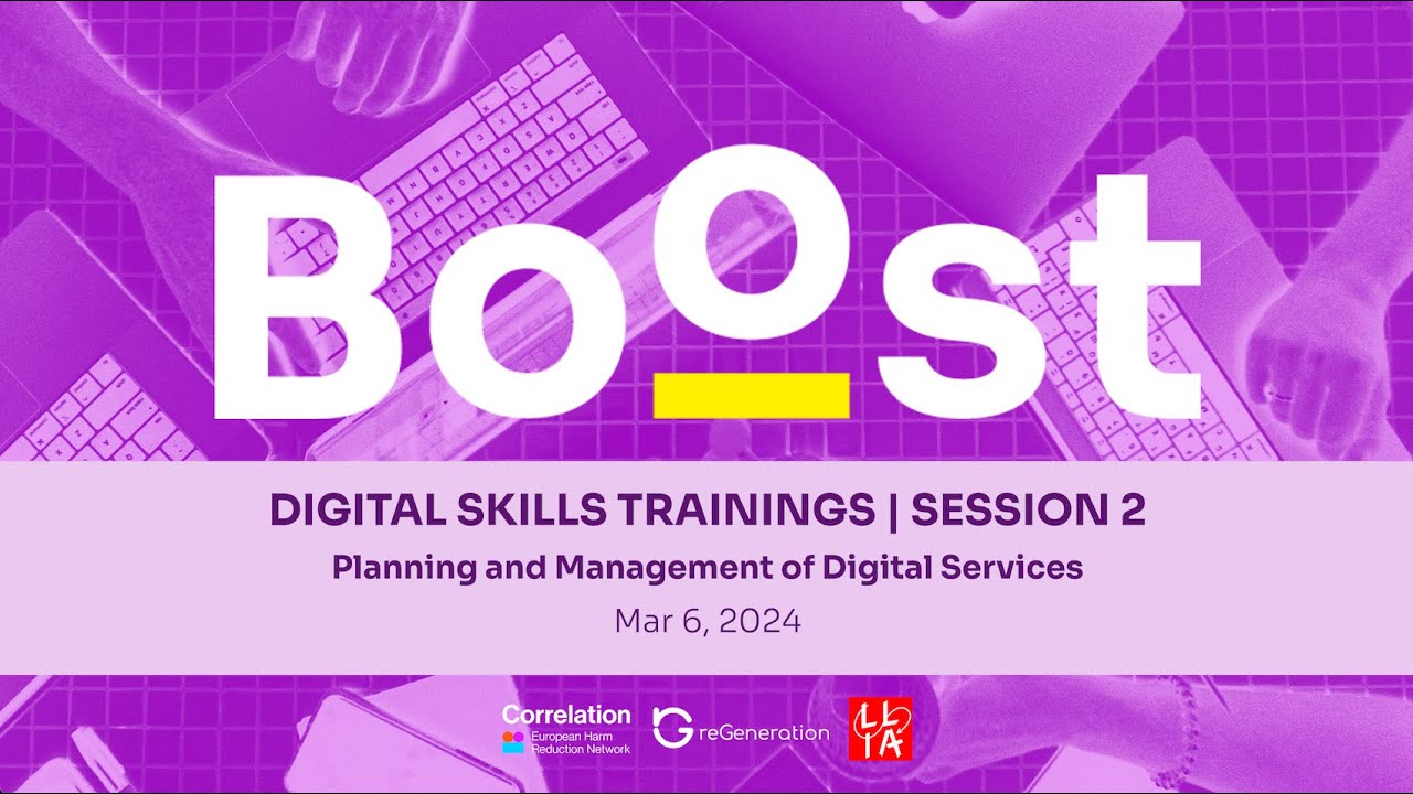 BOOST Digital Skills Training #2 - Planning & Managment of Digital Services