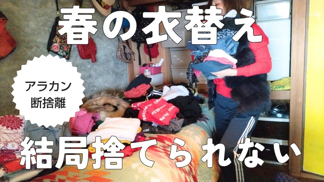 【服の全だしと整理収納】衣替えは断捨離するチャンス!のはずなのに3時間でいったいなにが起きた