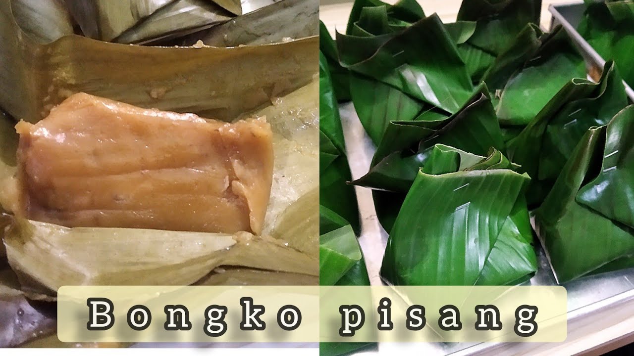 olahan pisang | jajan jadul | bongko pisang gula merah