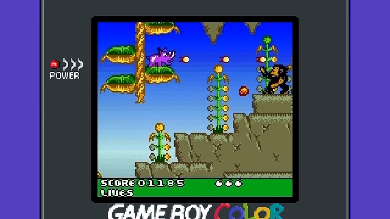 Rhino Rumble - Jungle World Levels (Game Boy Player Capture)