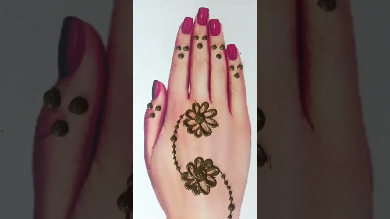 ColourFul Cap Trick Mehndi Design 😍 #captricks #mehndi #design #youtubeshorts #shorts