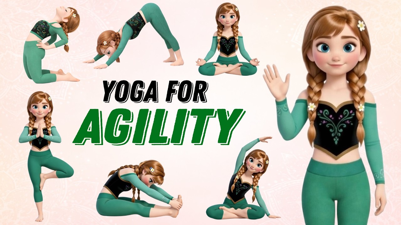 Agility Yoga for Kids ⚡ Fun & Fast Yoga Flow to Build Strength and Balance!